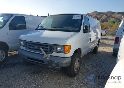 2007 Ford E-150 Commercial/Recreational z USA, uszkodzony, nr VIN 1FTNE14W67DB21484